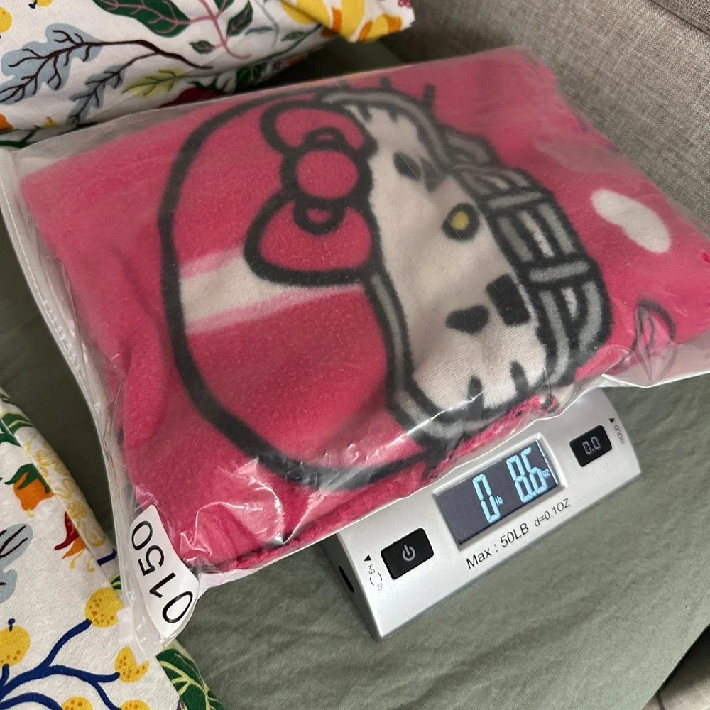 Hello Kitty Blanket New England Patriots Pink Fleece Throw 36x50 Northwest